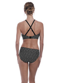KOMPLET - Strój kąpielowy dwuczęściowy Fantasie Swim SANTA MONICA Black & White - wybierz fasony i rozmiary (30F, 36DD)