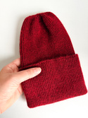 HELEN Beanie 100% Alpaca 3650 Burgundy