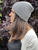 Czapka wełniana NANA 100% Baby Merino 19 Szary