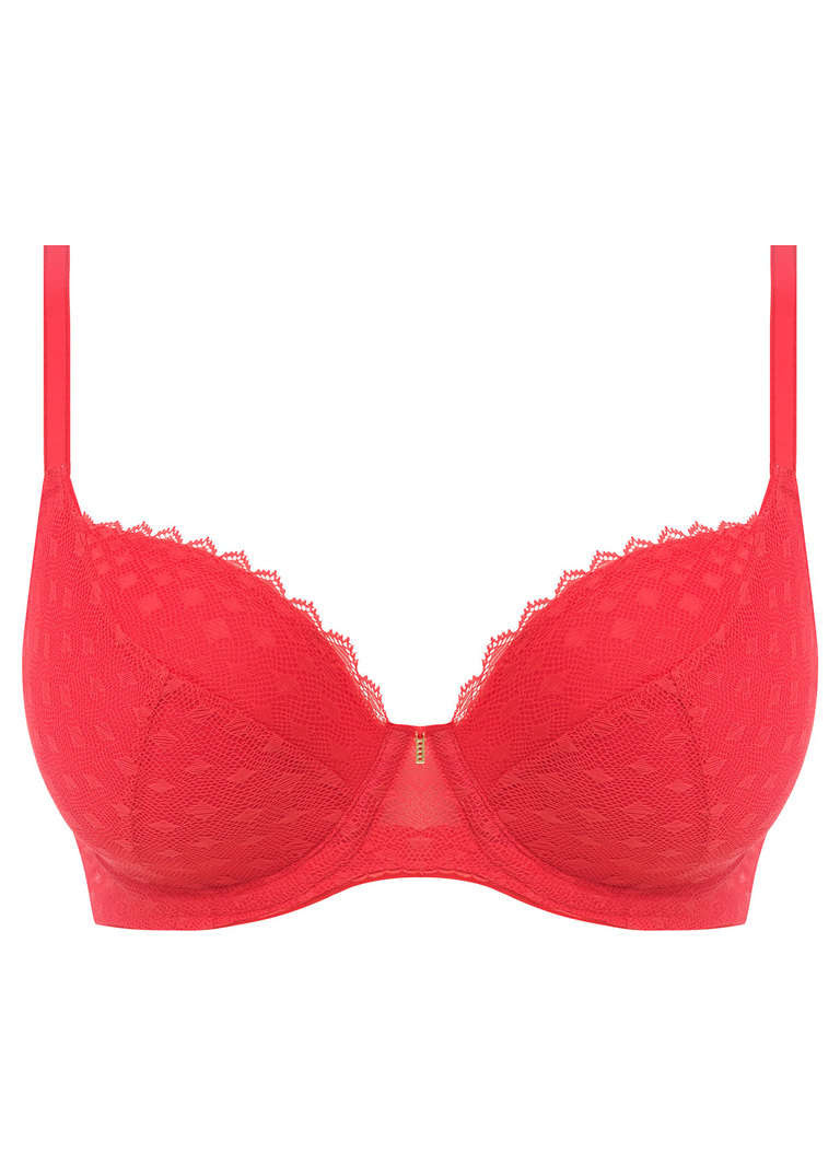 Biustonosz FREYA SIGNATURE AA400514CRD Uw Padded Plunge Bra Chilli Red