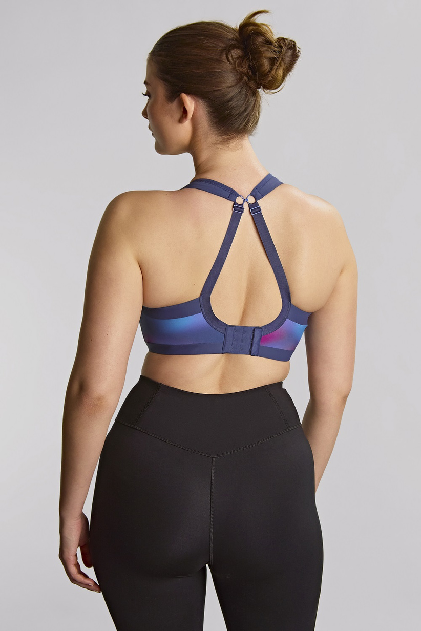 Biustonosz sportowy Panache Sport POWER 5021D Wired Sports Bra Ombre Print/Ink