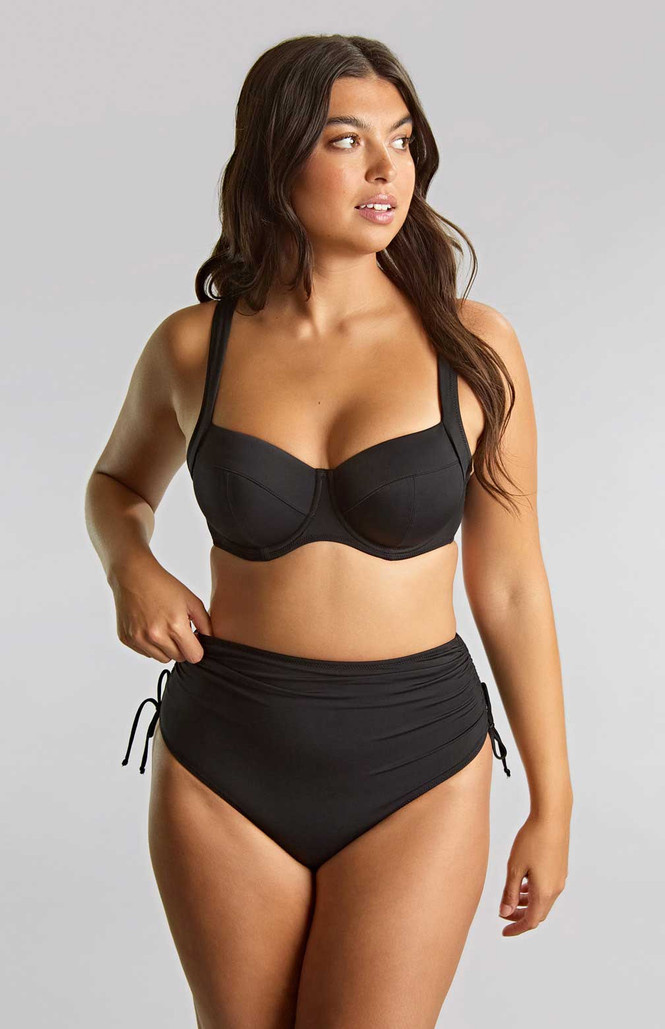 Biustonosz kąpielowy Panache Swim SIGNATURE SW1722A OLIVIA Full Cup Bikini Top Black