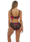 KOMPLET - Zestaw bielizny Fantasie LUCIA FL101501NOR 32E + FL101580NOR XL Uw Side Support Bra Noir + szorty