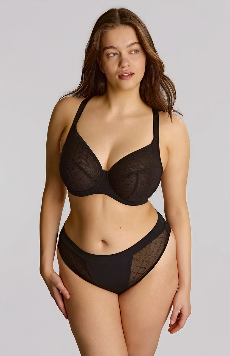 Biustonosz Sculptresse by Panache MUSE 11446 Plunge Bra Black
