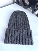 LAURIN Beanie 100% Alpaca 506 Dark Grey