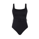 Czarny strój kąpielowy jednoczęściowy Panache Swim SIGNATURE Serena SW1750B Square Neck Swimsuit Black
