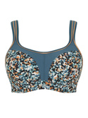 Biustonosz sportowy Panache Sport POWER 5021A z fiszbinami Abstract Animal