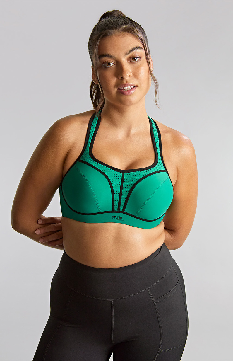 Biustonosz sportowy Panache Sport POWER 5021C Wired Sports Bra Black/Chalk