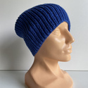 Czapka wełniana NANA 100% Baby Merino 33 Niebieski