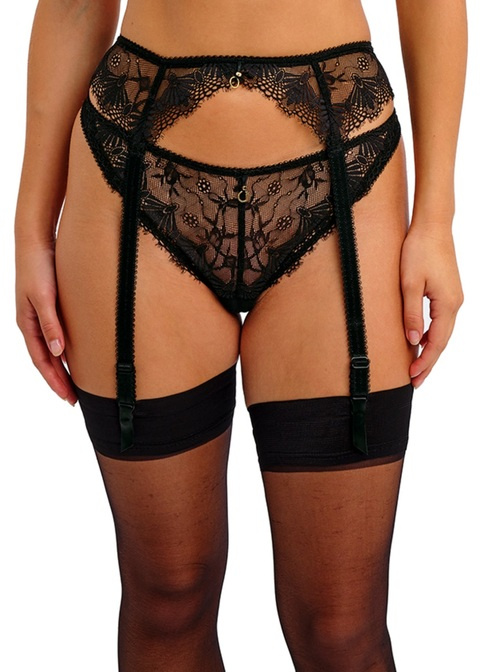 Pas do pończoch Freya FASCINATE AA403191BLK Suspender Black