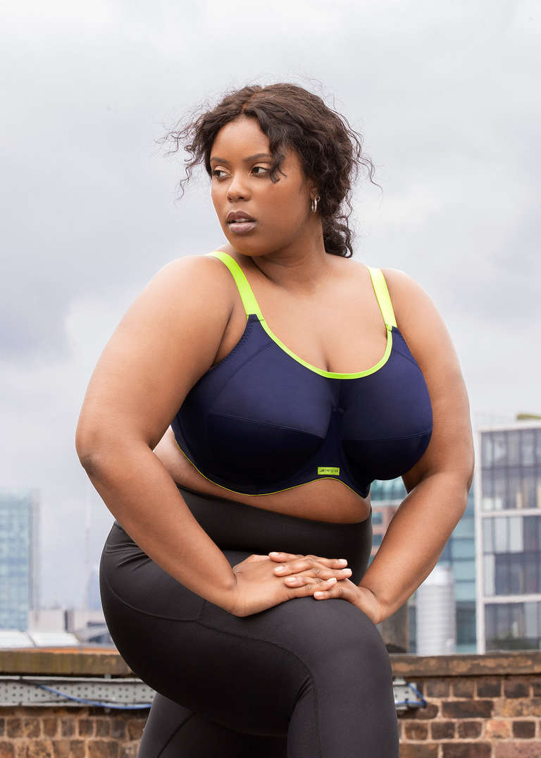 Biustonosz Elomi ENERGISE EL8041NAY Uw Sports Bra Navy