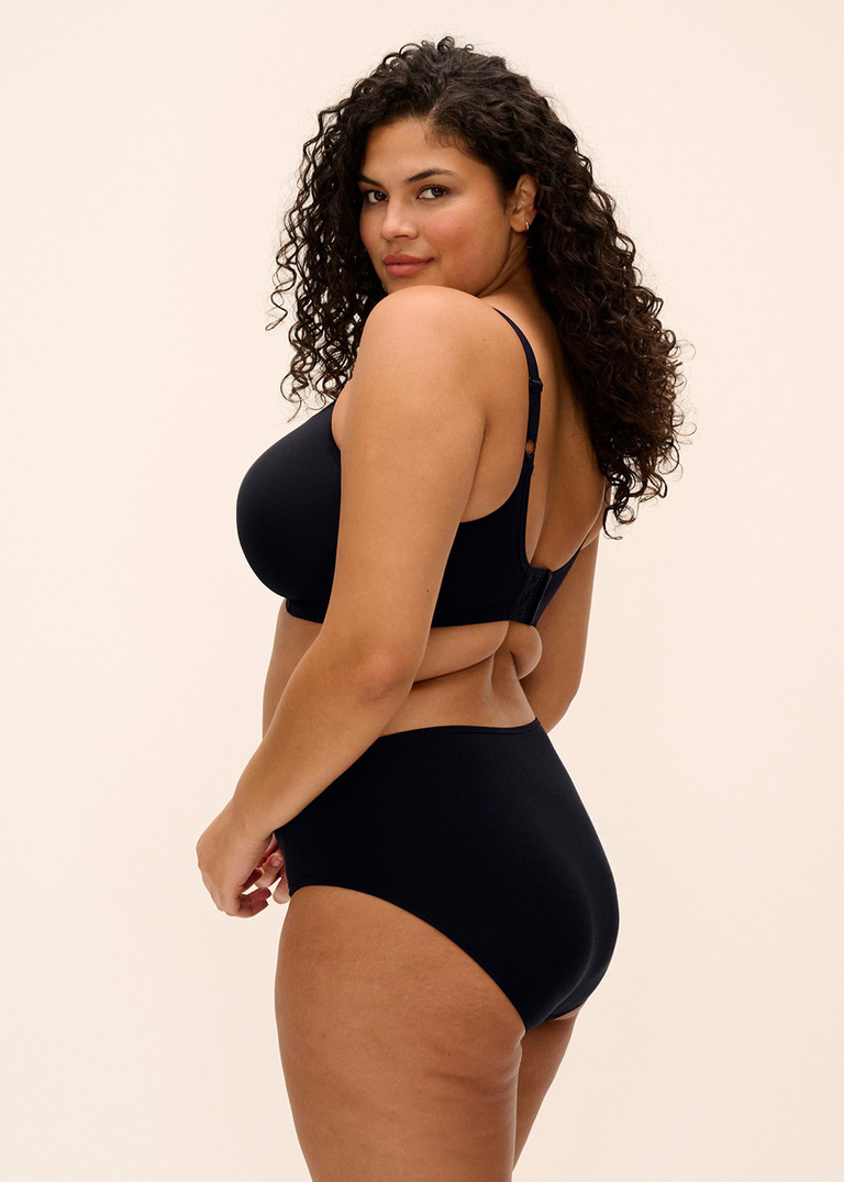Biustonosz Elomi SMOOTH EL4301BLK Uw Moulded T-shirt Bra Black