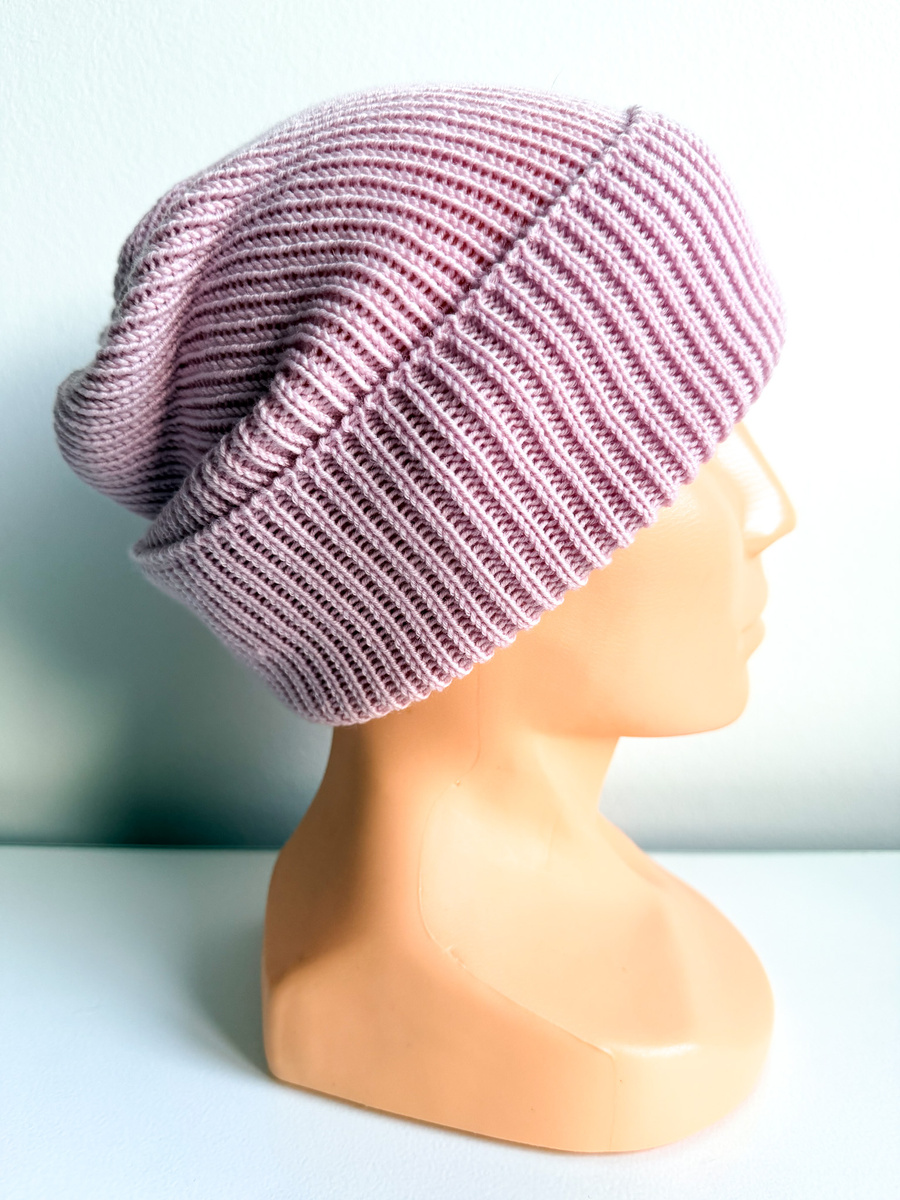 VARELLA – czapka z wełny merino baby merino 54 Pudrowy Róż