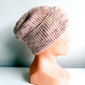 Beanie czapka z wełny merino VARELLA 100% Baby Merino Print 104 Senny Pył