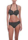 KOMPLET - Strój kąpielowy dwuczęściowy Fantasie Swim SANTA MONICA Black & White - wybierz fasony i rozmiary (30F, 30FF, 36DD)