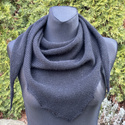 Chusta gładka, symetryczna, 100% Alpaka 8903 czarny
