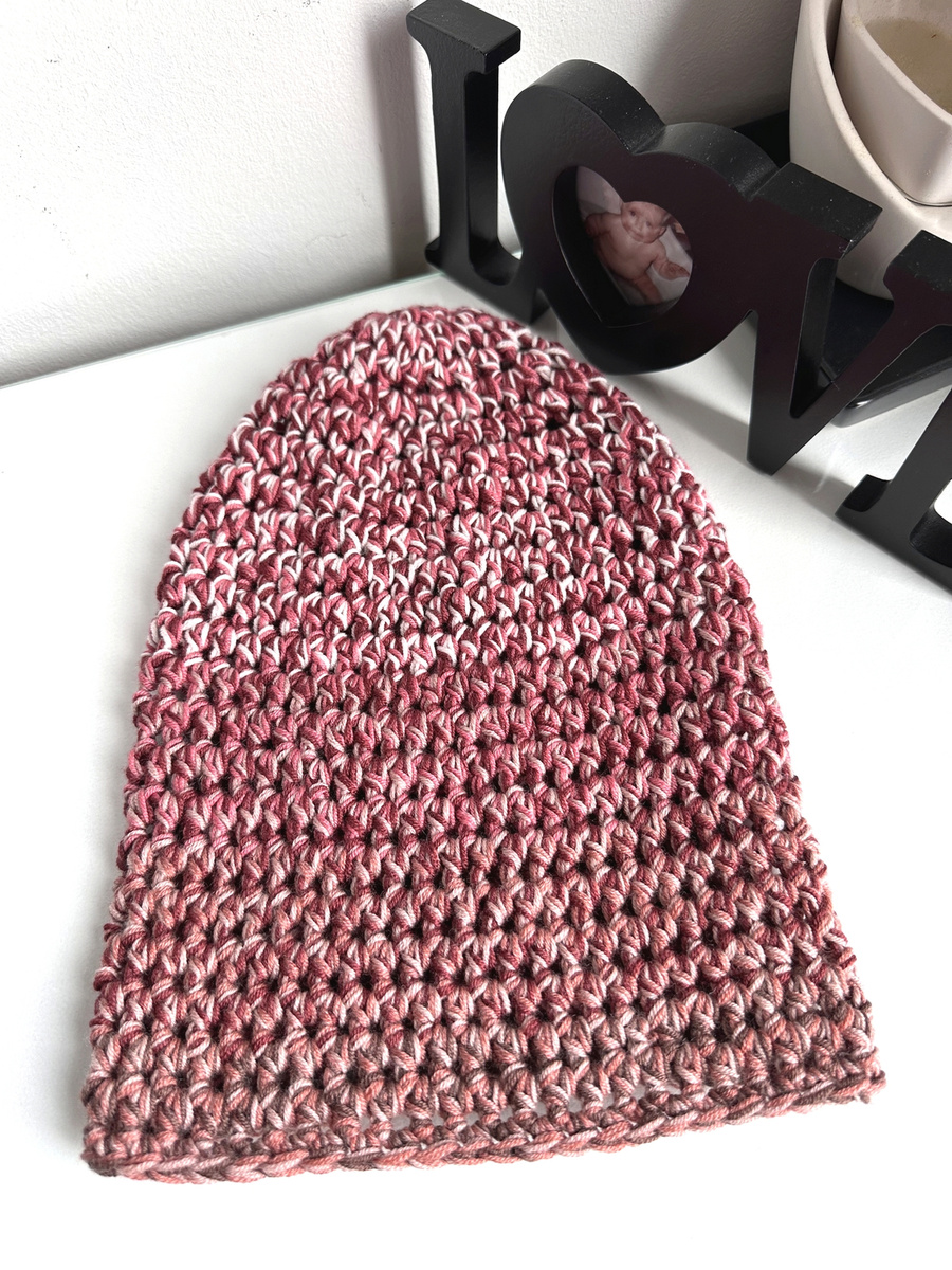 Mütze Beanie handgemacht 100% Baby-Merinowolle Multicolor 2