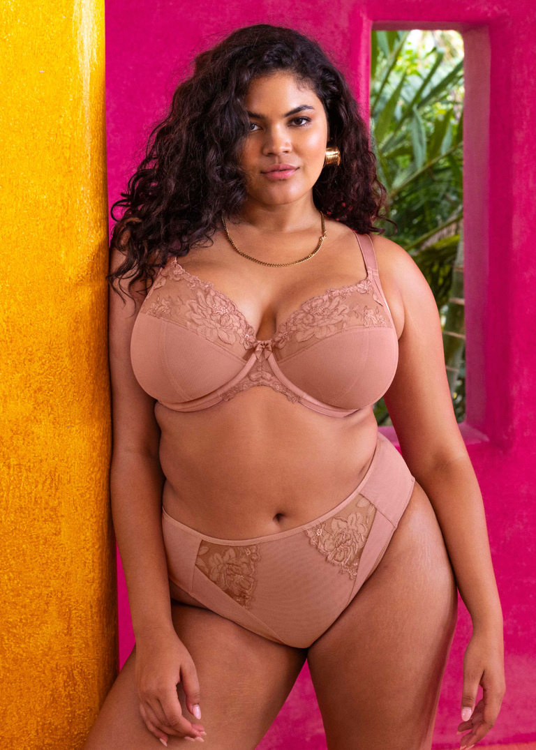 Biustonosz Elomi TEAGAN EL302602ASE Uw Plunge Bra Ash Rose