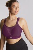 Biustonosz sportowy bezfiszbinowy Panache Sport BOUNDLESS 7341D Berry/Chalk