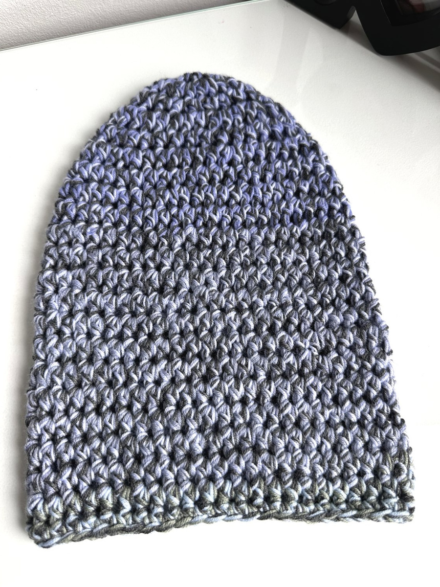 Czapka wełniana 100% Baby Merino Multicolor 5 Unikat