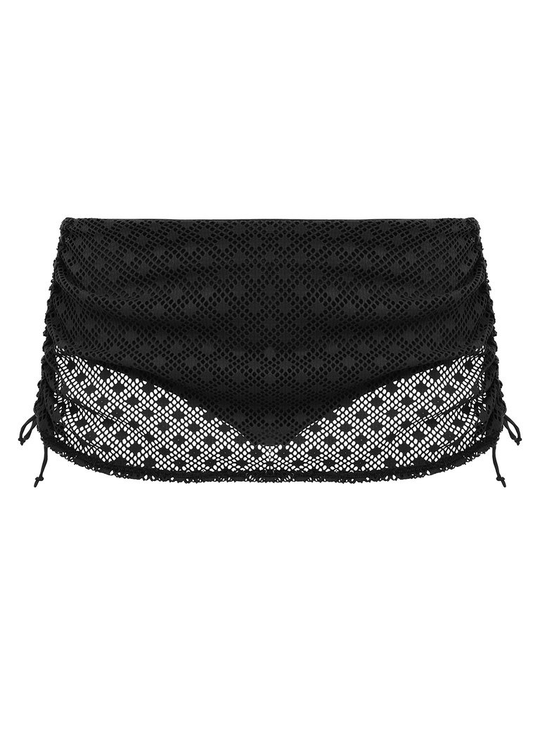 Figi kąpielowe Elomi Swim BAZARUTO ES800683BLK Adjustable Skirted Bikini Brief Black