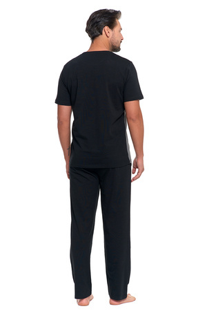 Piżama męska Moraj PDM3400-006 Czarna