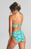 Figi kąpielowe midi Panache Swim ENGLISH ROSE SW1729B Midi Gathered Bikini Bottoms English Rose Print