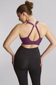 Biustonosz sportowy bezfiszbinowy Panache Sport BOUNDLESS 7341D Berry/Chalk