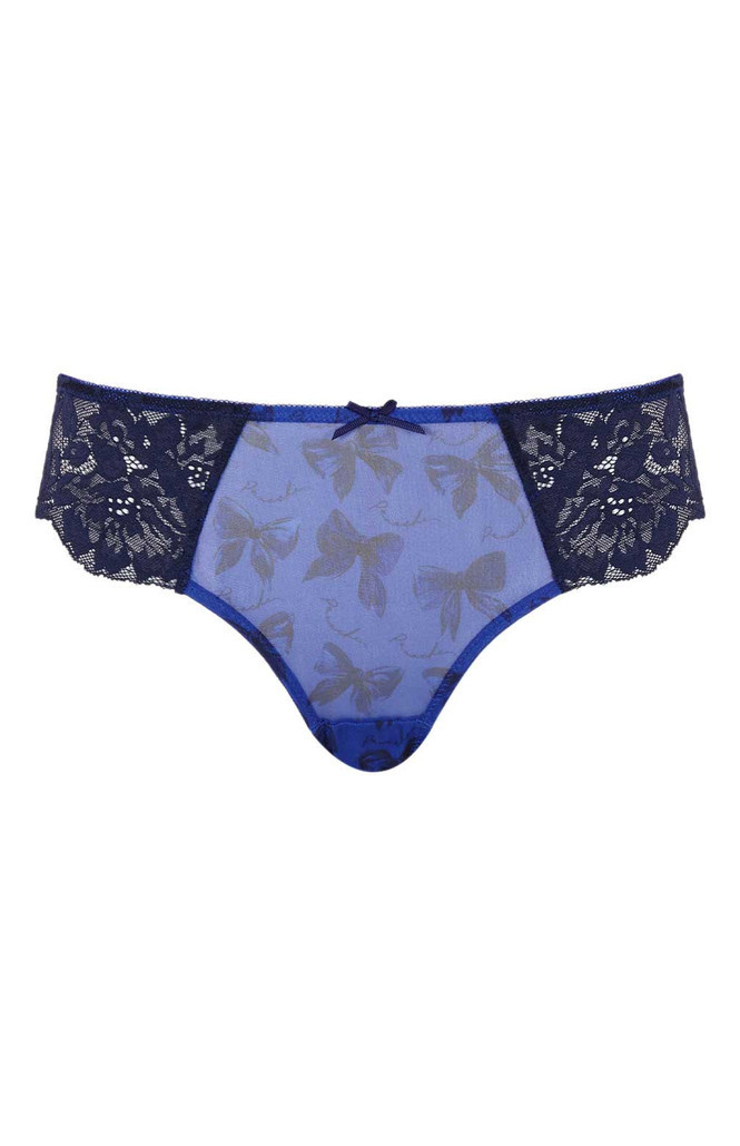 Figi brazylijskie Panache NINA 10942 Brazilian Brief Blue Bows