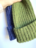 LAURIN Beanie 100% Alpaca 7238 Zielona Trawa