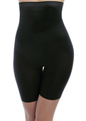 Figi modelujące z wysokim stanem i długimi nogawkami Wacoal FIT & LIFT WE137008BLK High Waist Long Leg Black