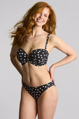 Biustonosz bandeau Panache Swim POLKA DOT SW2073 SCARLETT Bandeau Bikini Top Polka Dot Print