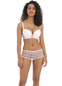 Biustonosz Freya FESTIVAL VIBE AA5620WRL Uw Moulded Plunge T-shirt Bra White Coral