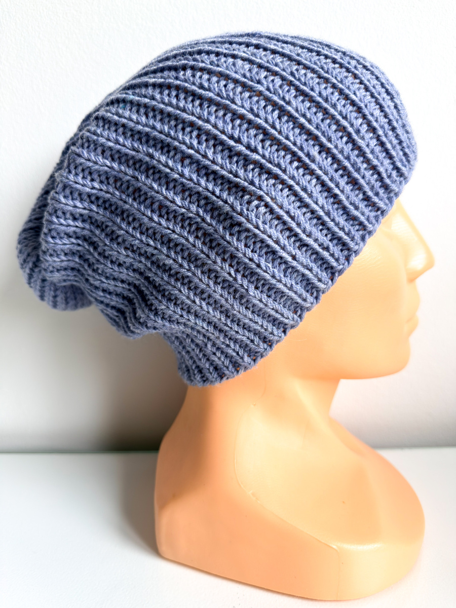 Czapka wełniana NANA 100% Baby Merino 37 Jasna Lawenda