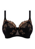 Biustonosz Elomi TEAGAN EL302615ALM Uw Padded Half Cup Bra Black / Almond