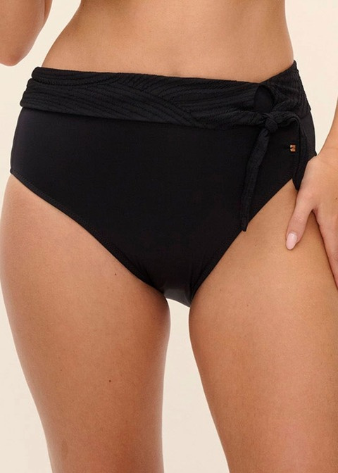 Figi kąpielowe Fantasie Swim OTTAWA FS6497BLK High Waist Bikini Brief Black