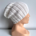 HELLI Handmade Baby Merino Wool Beanie 01 White