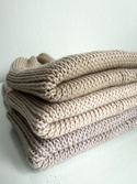 VARELLA Beanie-Mütze aus Merinowolle 63 piaskowa