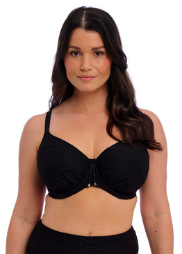 Biustonosz kąpielowy Fantasie BEACH WAVES FS502201BLK Uw Gathered Full Cup Bikini Top Black