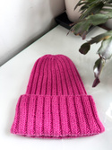MARLA Turn-Up Beanie 100% Cashmere 662 Marilyn