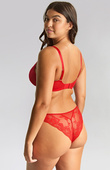 Biustonosz Panache HEIDI 11306 High Apex Plunge Bra Ruby Red