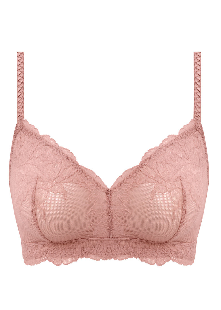 Braletka Wacoal VIVID ATTRACTION WA810384666 Non Wired Bralette Woodrose