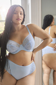 Figi brazylijskie Sculptresse by Panache SOPHIA 11193 Brazilian Brief Dusky Blue