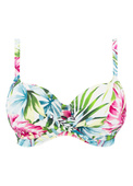 KOMPLET - Kostium kąpielowy dwuczęściowy Fantasie Swim LANGKAWI White FS501705WHE + FS501771WHE (34F, 44E + XL)