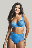 Biustonosz Panache ROCHA 10341 Biustonosz balkonowy z obniżonym mostkiem Peacock Blue