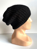 KIARA Beanie 100% Alpaca 8903 Black