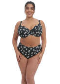 Biustonosz kąpielowy Elomi Swim PLAIN SAILING ES7274BDY Uw Plunge Bikini Top Black Daisy