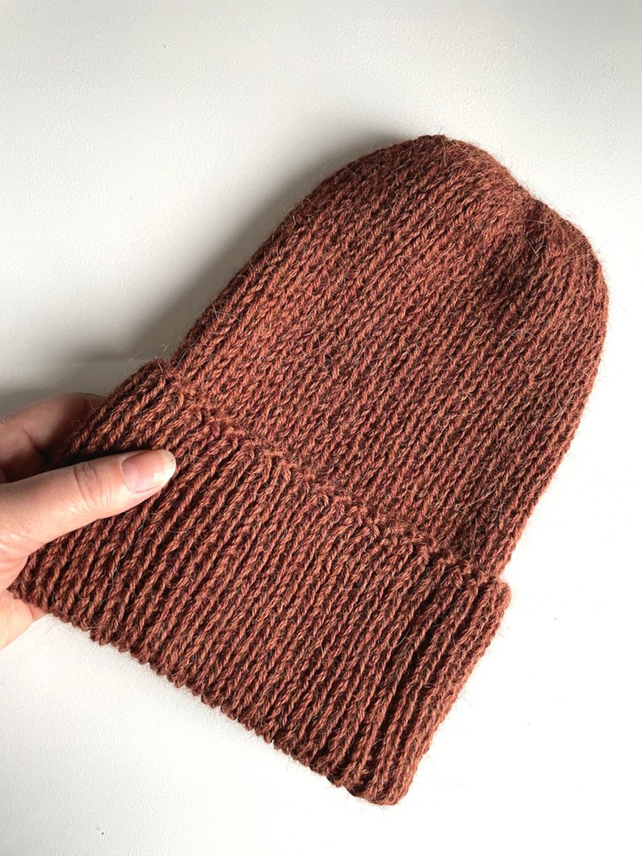 KIARA Beanie 100% Alpaca 9025 Walnut