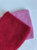 Handmade women's hat AUREA 100% Baby Merino plus mohair and silk 16/14 Red