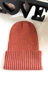VELLA – czapka beanie z wełny merino 100% Baby Merino 48 Blush